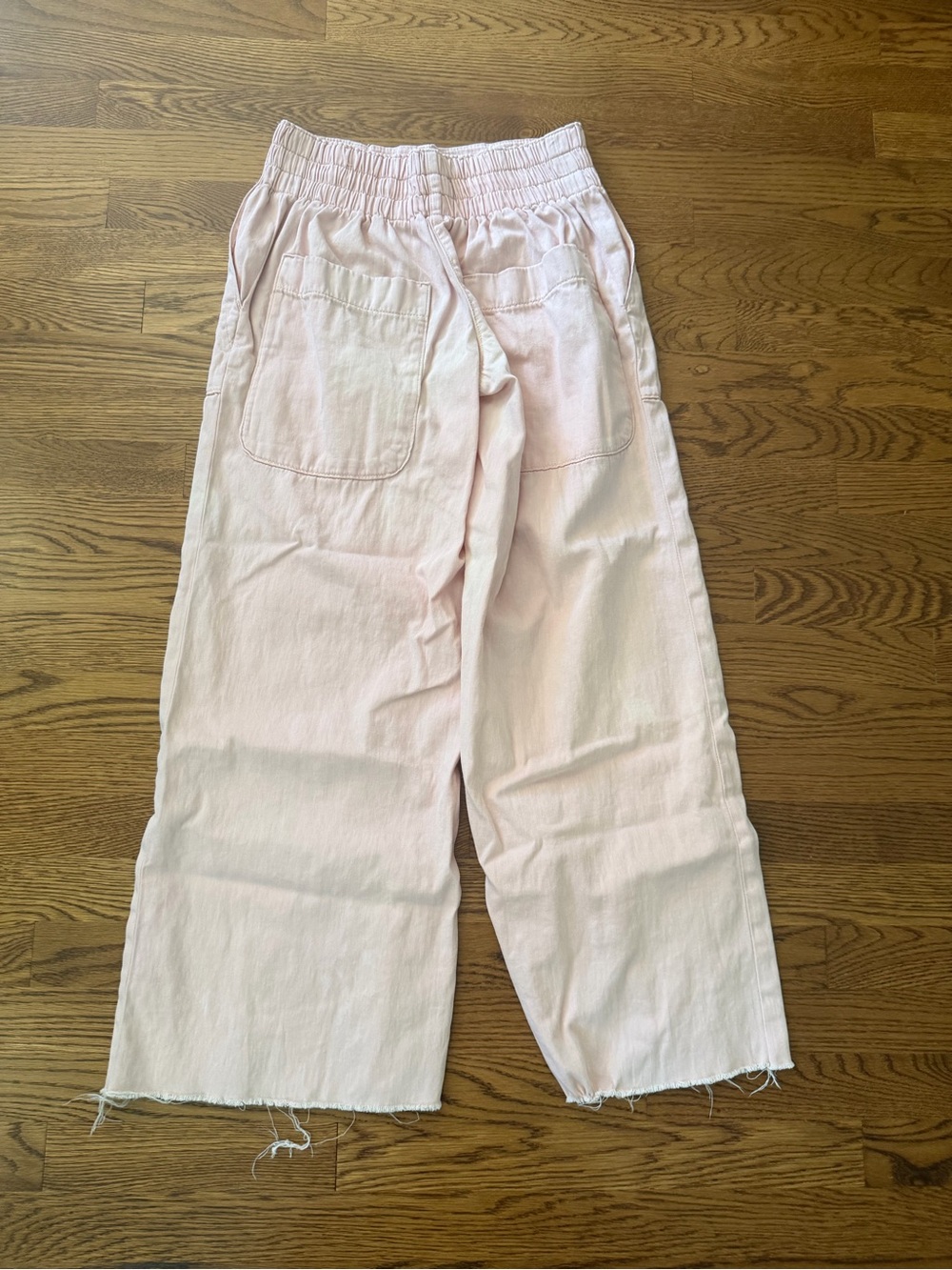 We The Free Light Pink Wide-Leg Bootcut Pants